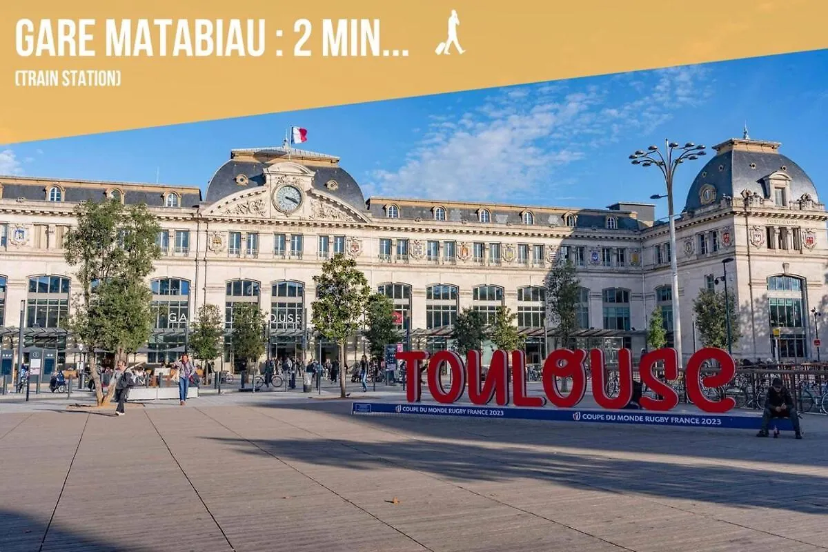 Apartment Grand Studio Avec Espace De Travail Toulouse France
